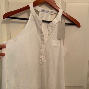 NWT - Breezy white tank, smooth and attractive.